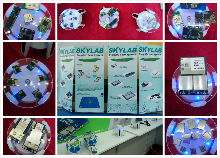 SKYLAB参展产品：蓝牙模块和wifi模块