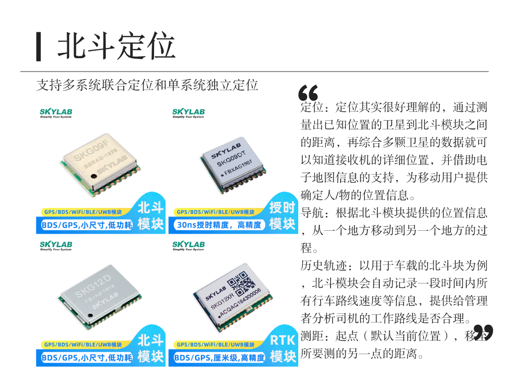 SKYLAB北斗模块