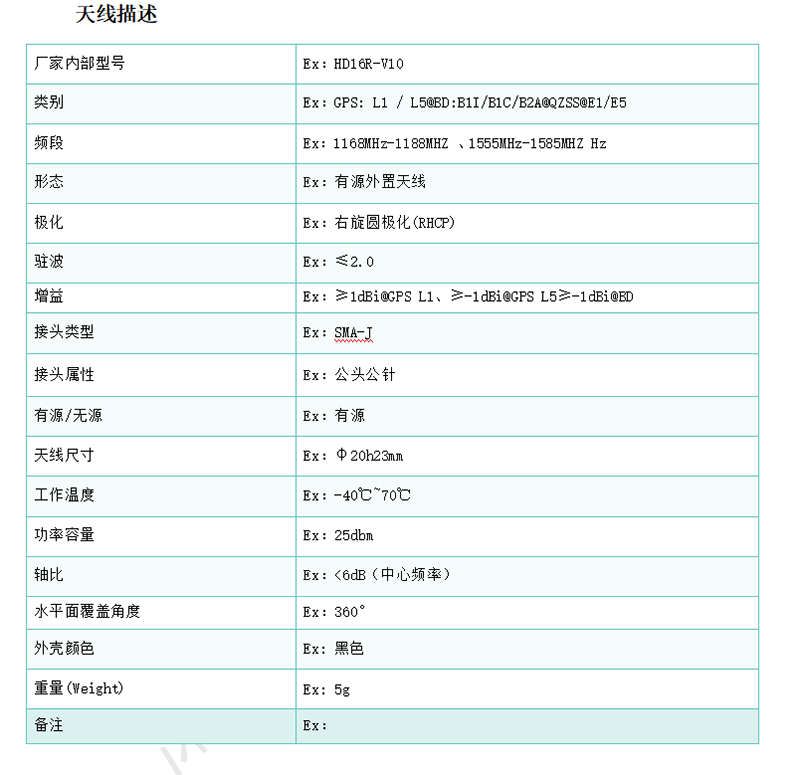 蘑菇头天线SKA16-体积小低功耗多模高精度天线